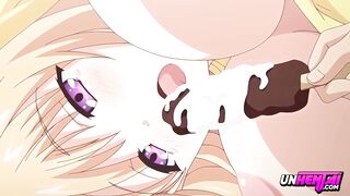 Teen Caught Masturbating With Ice Cream in Public | Hentai - 9 image