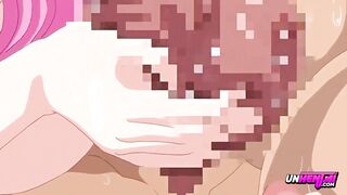 Massive Creampie In Horny Threesome! Hentai - 3 image