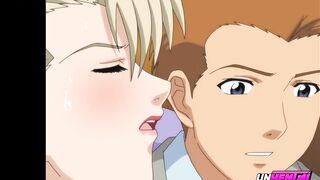 Horny Secretary Milf Seduces Her Boss's Son | Uncensored Hentai - 6 image