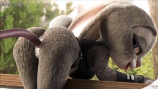 [ZOOTOPIA PORN PARODY] JUDY HOPPS FUCKED BY t. MONSTER (WITH SOUND) - 9 image