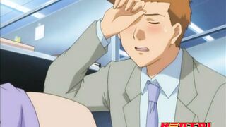 My Slutty Boss Gets Fucked After A Long Day Of Hard Work | Uncensored Hentai - 2 image