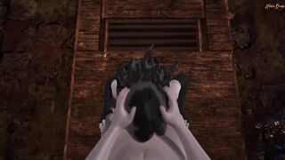 POV fucking Yennefer of Vengerberg and cumming inside her - Witcher 3D Hentai - 2 image