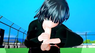 ONE PUNCH MAN Sexy FUBUKI loves to please your cock (3D HENTAI) - 3 image