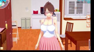 3D/Anime/Hentai: HOT HouseWife Fucked by neighbor with a big dick while husband is at work !! (POV) - 1 image