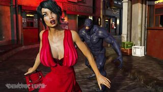 3D Monster porn: Evil creature fucks girls in the streets - 2 image