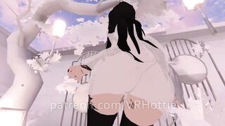 Thick Tattooed Angel Stops You At Gates Of Heaven For A Quick Ride Fuck VRChat POV Lap Dance - 4 image