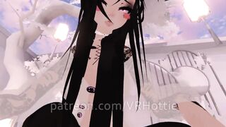 Thick Tattooed Angel Stops You At Gates Of Heaven For A Quick Ride Fuck VRChat POV Lap Dance - 5 image