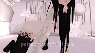 Thick Tattooed Angel Stops You At Gates Of Heaven For A Quick Ride Fuck VRChat POV Lap Dance