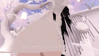 Thick Tattooed Angel Stops You At Gates Of Heaven For A Quick Ride Fuck VRChat POV Lap Dance - 7 image