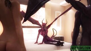 Demonic Monsters from Hell fuck wet girl. Monster Hentai 3D - 10 image