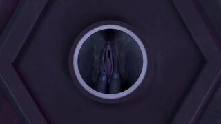 Mass Effect - Liara Gets A Big Dick At The Gloryhole - 3 image