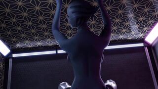 Mass Effect - Liara Gets A Big Dick At The Gloryhole - 4 image