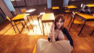 Jujutsu Kaisen: Nobara Kugisaki rough anal creampie, titfuck,cum in mouth 3D hentai animation - 3 image