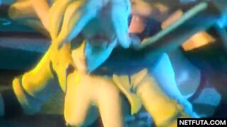 Pharah floorfucks Mercy - 5 image