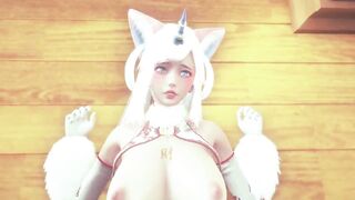 Unicorn Costume Part 2 - 3D Hentai - (Uncensored) - 9 image