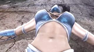 MK9 Kitana, Jade, Sonya Lose Pose + Rain and Subzero Mercy