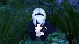 Nier Automata - Yorha 2B Gets Fucked In The Forrest - 2 image