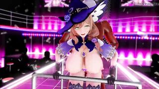 Mmd genshin impact Lisa fap challenge