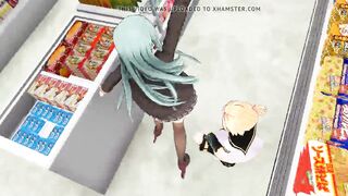 Suzuya making a music sex video in the store - 4 image