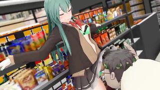 Suzuya making a music sex video in the store - 6 image