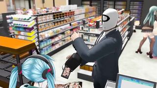 Suzuya making a music sex video in the store - 7 image
