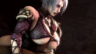 Big Ass Ivy From behind and titfuck (Soul Calibur 3D Hentai) - 2 image