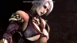 Big Ass Ivy From behind and titfuck (Soul Calibur 3D Hentai) - 6 image