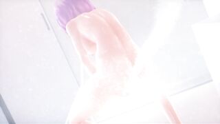 Mmd r18 short Chan bathroom masturbation preparation succubus 3d hentai - 4 image