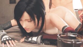 Horny Tifa's First Time Monster Cock Sex in Doggystyle - Unforgettable Satisfaction - 3 image