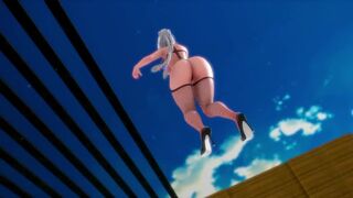 mmd r18 She is happy to serve you with Happy meal Mcdonalds 3d hentai - 1 image