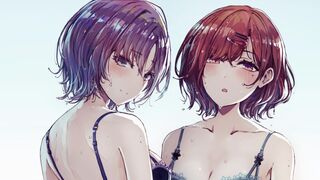 A Beach Trip with Toru and Madoka (Hentai JOI) (COM.) (The IdolM@ster, Femdom, Sounding, CBT) - 1 image