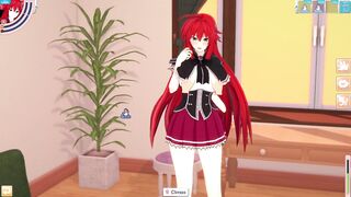 3D/Anime/Hentai. High School DxD: Rias Gremory Gets fucked by Issei !! - 2 image