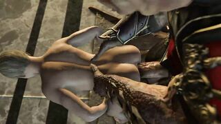 Cassie Cage and Shao Kahn Anal Creampie - 9 image