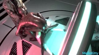 Hot Asian Elf Faced Racing Model's First Double Penetration Monster Cock Gangbang - 9 image