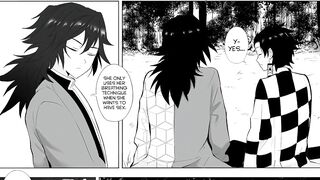 Mitsuri have sex with Tanjiro bath scene - Demon slayer parody - Hentai comic - 10 image