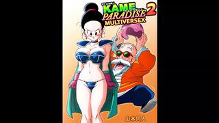 Kame Paradise 2 - Chi Chi gives Roshi a handjob - Part 4 - 1 image