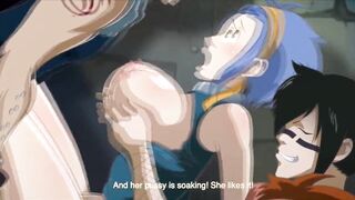 Fairy Tail - Levy Gangbang - 10 image