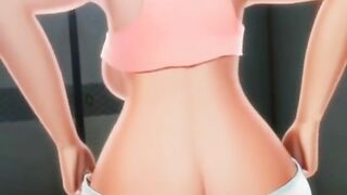 3D Hentai Girl Caught "Masturbating Dripping Wet Pussy" - 6 image
