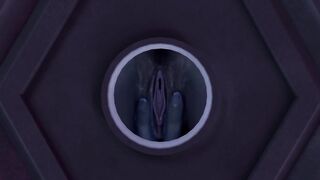 Mass Effect - Liara Gets A Big Dick At The Gloryhole [Blender] (With Sound)