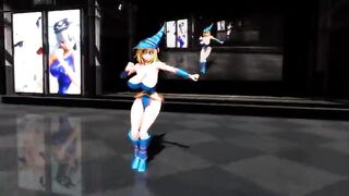 MMD R18 Yu-Gi-Oh Dark Magician Girl Hi-Fi How long will it take to make you cum 3d hentai - 4 image