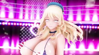 mmd r18 Juujunyoukan Atago bitch learn from the king to make him cum 3d hentai - 8 image