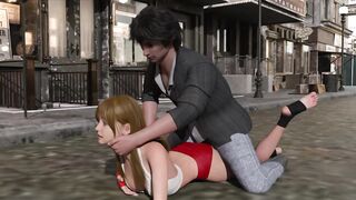 Blond fighter gets the attention of a boy in the street and gets fucked - 7 image