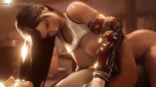 Tifa Lockhart and Jessie in a Foursome - 7 image