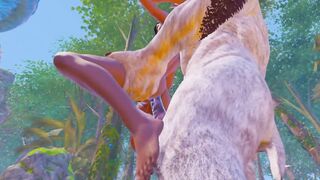 sex with a monster Furry | porn in 3d - 2 image