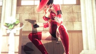 [GUILTY GEAR STRIVE] Passionate sex with I-No (3D PORN 60 FPS) - 5 image