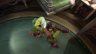 An Elf has a Threesome with two Goblins | Warcraft Parody - 2 image