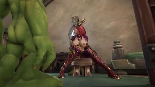 An Elf has a Threesome with two Goblins | Warcraft Parody - 9 image