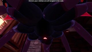 Sexy Monster spider-woman - Adeline [4K, 60FPS, 3D Hentai Game, Uncensored, Ultra Settings] - 2 image