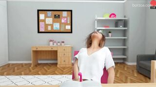 My Virgin teen stepsister saw my big dick for the first time and... She swallows all (Milfy City - Sara)