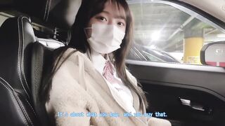 [very rare]Super cute big-breasted 18-year-old in school uniform climaxes repeatedly!! - 2 image